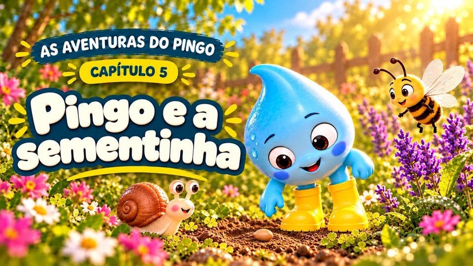 Capa do capítulo 5: Pingo e a sementinha