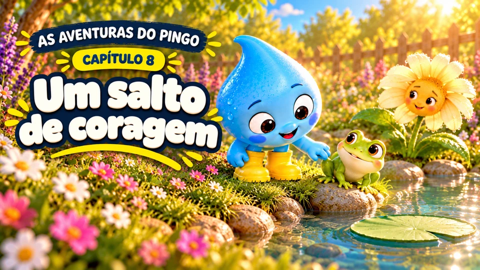 Capa do capítulo 8: Pingo e Lili: Um Salto de Coragem