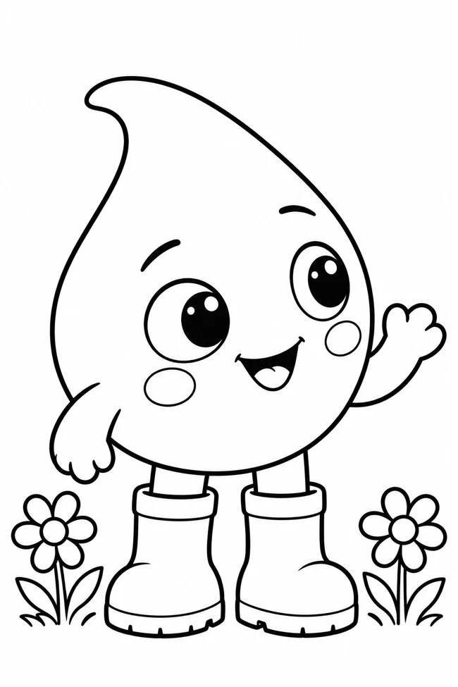 Atividade do kit gratuito do Pingo para colorir